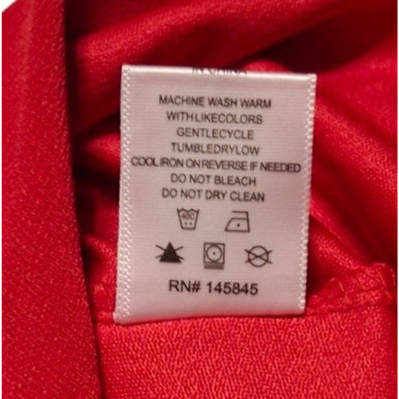 Alison Andrews Red Velvet Burnout Cold Shoulder XL NWT Party Blouse - Picture 8 of 8